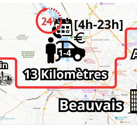 Chambre Calme Et Accueillante 13 Kmtrs Aeroport, Parking Gratuit, Navette Gare Ou Aeroport Saint-Germain-la-Poterie ภายนอก รูปภาพ